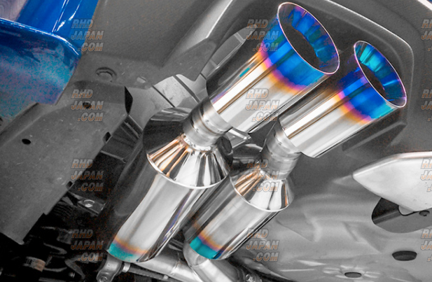 Rowen Premium01TR Exhaust Muffler System Heat Blue Titan Racing